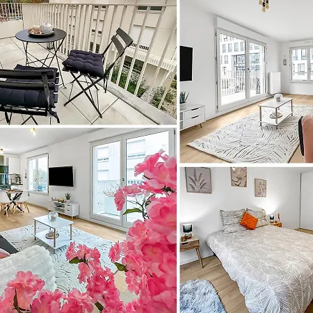 Bleu Serenity Aux Pied De Paris 아파트 *